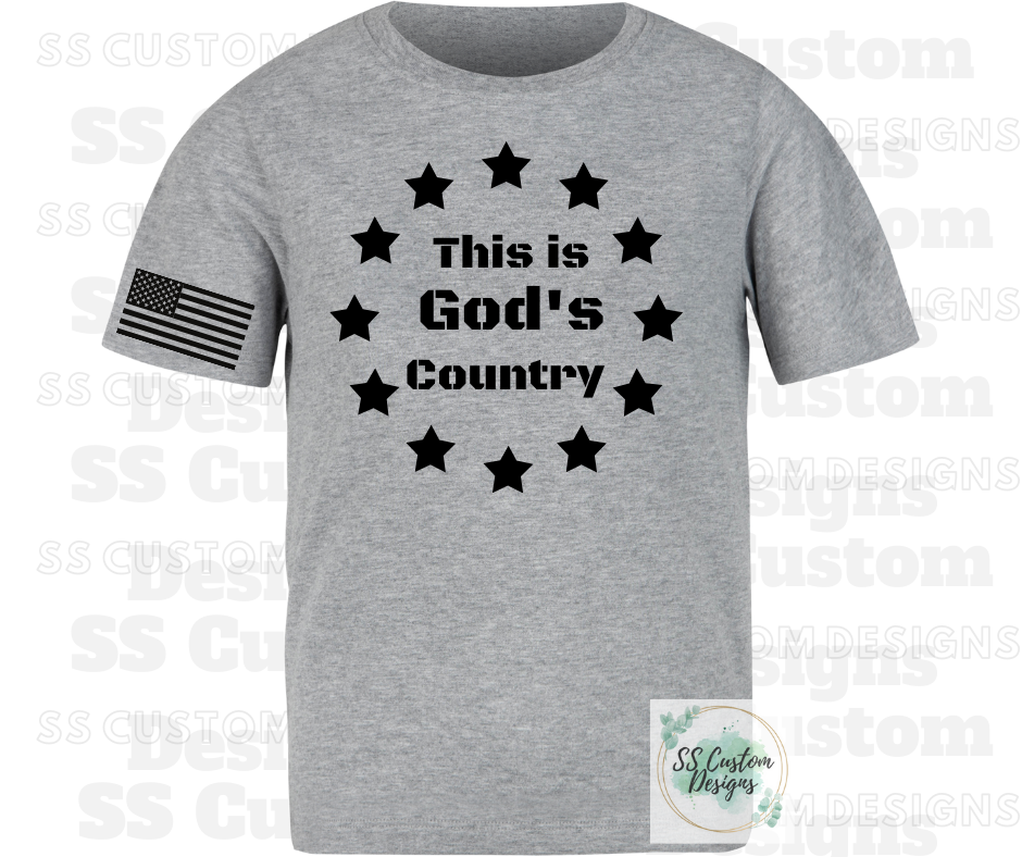 God's Country T-shirt – Ss Customdesigns