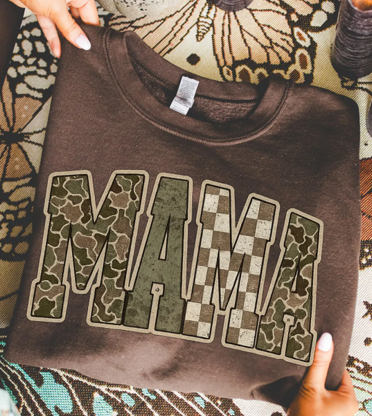 Retro Camo Sweatshirt