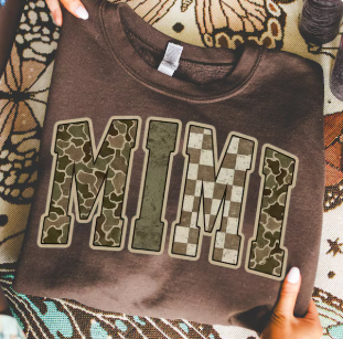 Retro Camo Sweatshirt