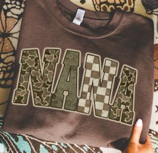 Retro Camo Sweatshirt