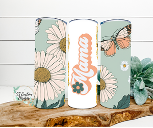 Retro Mama Tumbler - 20oz Skinny