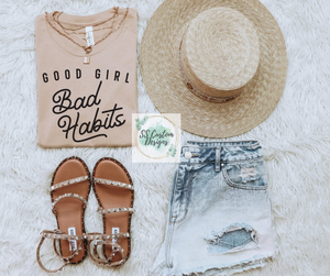 Good Girl Bad Habits T-Shirt