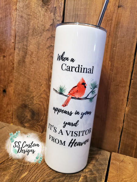 Cardinal Tumbler - 20oz Skinny