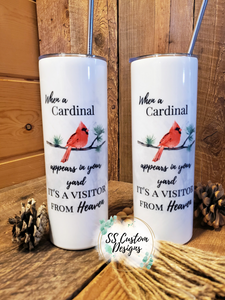 Cardinal Tumbler - 20oz Skinny