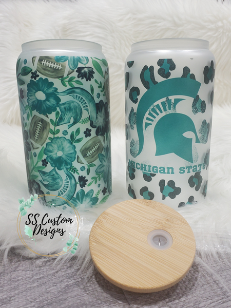 MSU Glass Can - 16oz