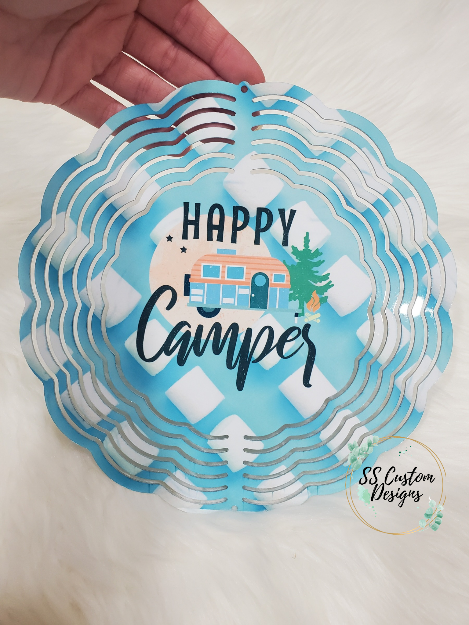 Happy Camper Wind Spinner