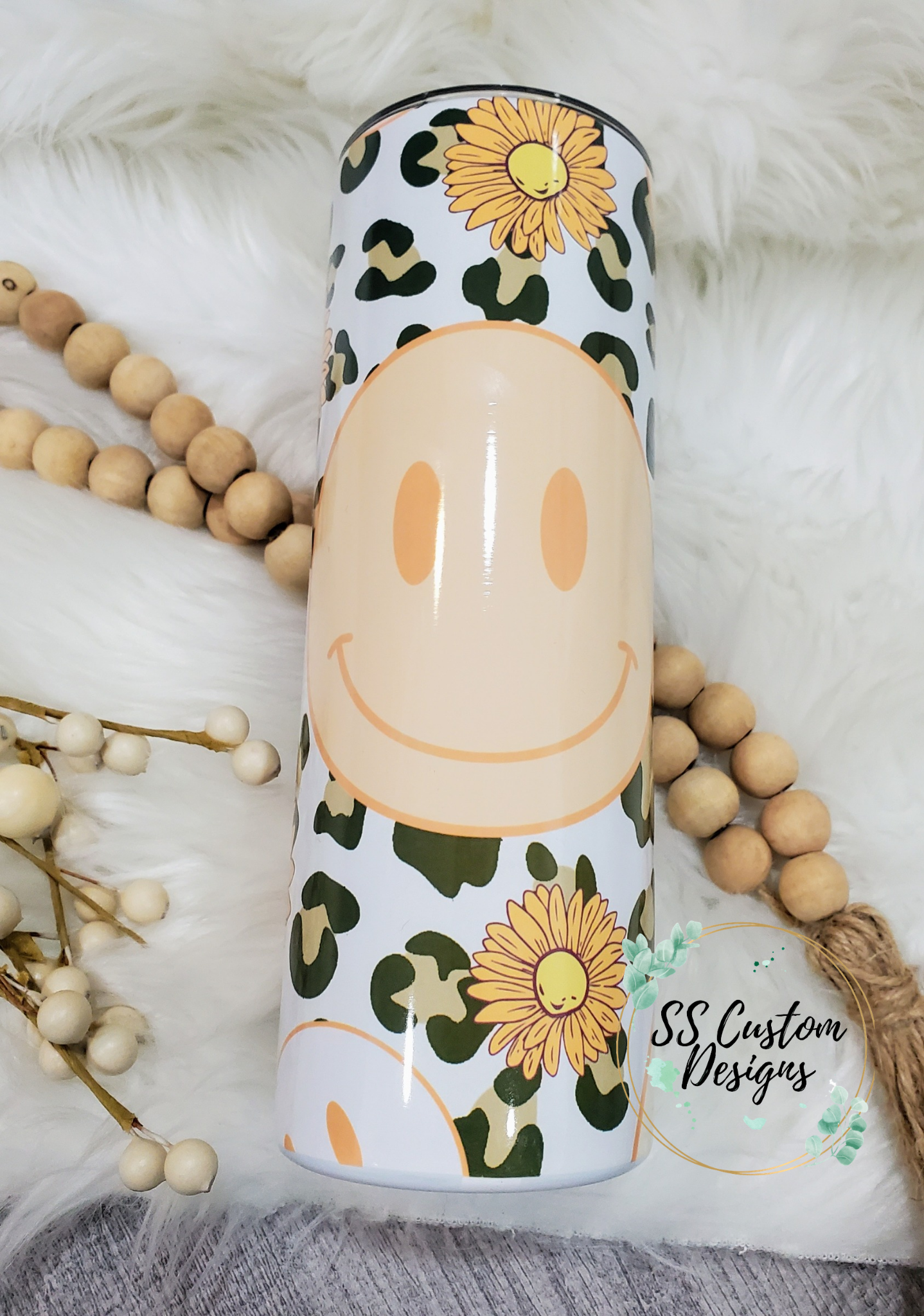 Smiley Tumbler - 20oz Skinny Tumbler