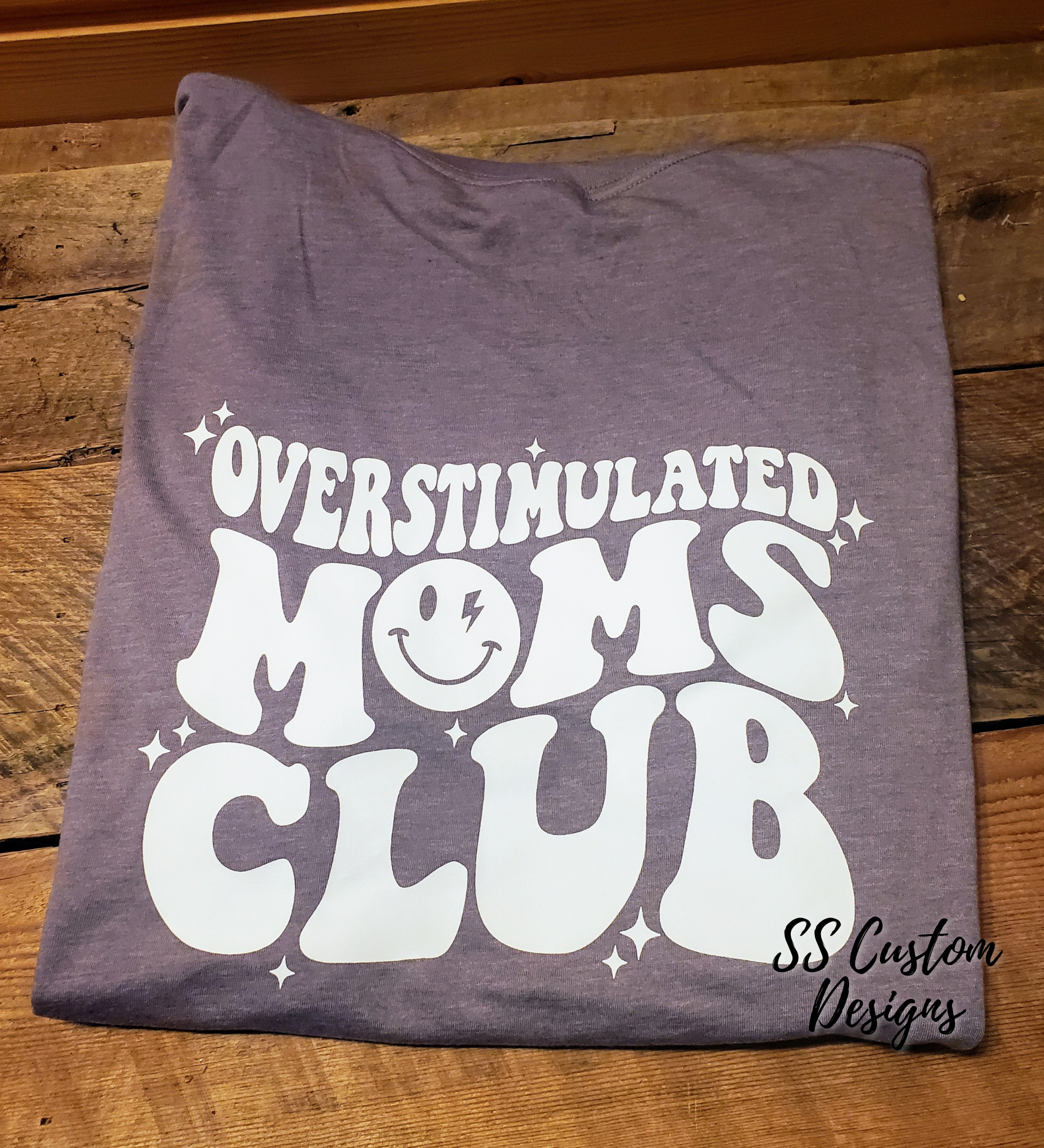 Overstimulated Moms Club Tee